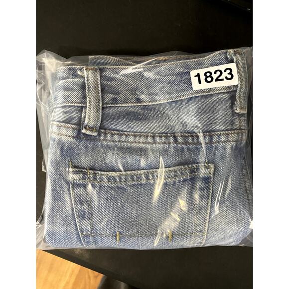 Vtg Polo‎ Ralph Lauren Jeans Youth 10 26X26 Blue Distressed Slim Straight 381 - Picture 13 of 13